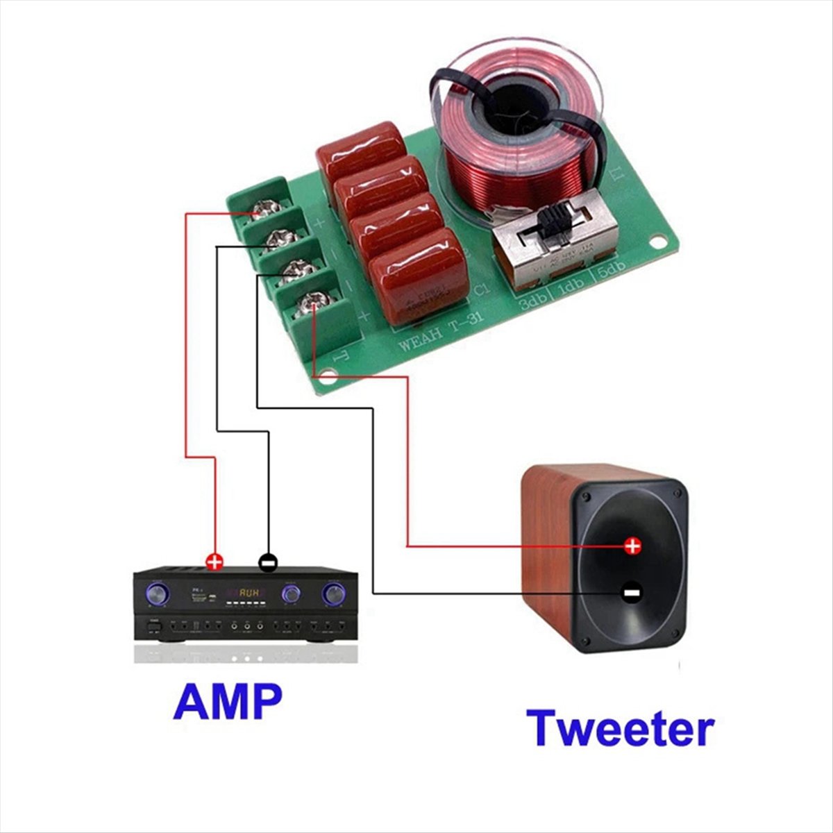 Home Theater Speaker - AA77 NUOVO Set di 2 Crossover