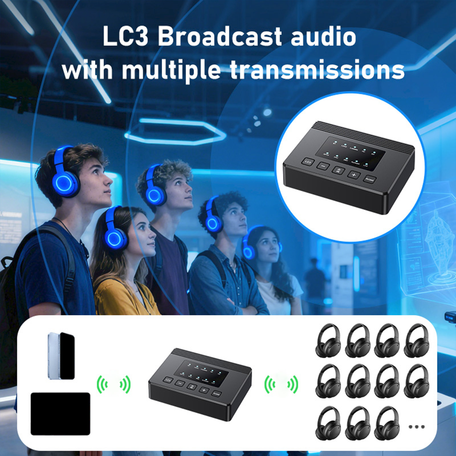 Home Theater Speaker - Ricevitore Audio HD LDAC AptX-HD/AD/LL BT