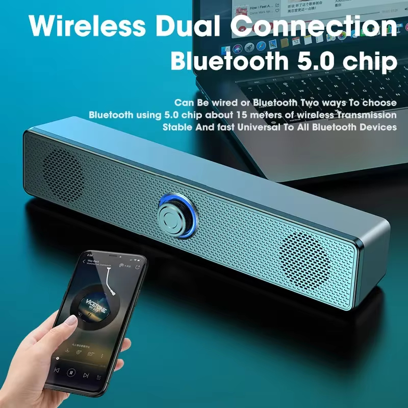 Home Theater Speaker - Soundbar Bluetooth 5.0 con Audio Surround