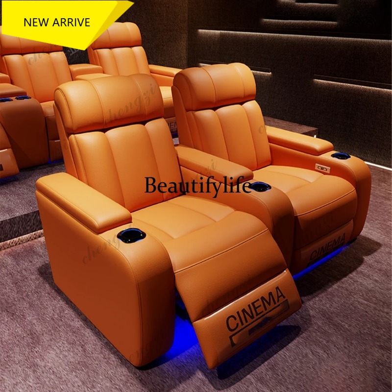 Home Cinema Lighting - Poltrone Reclinabili Elettriche G153 in Vera