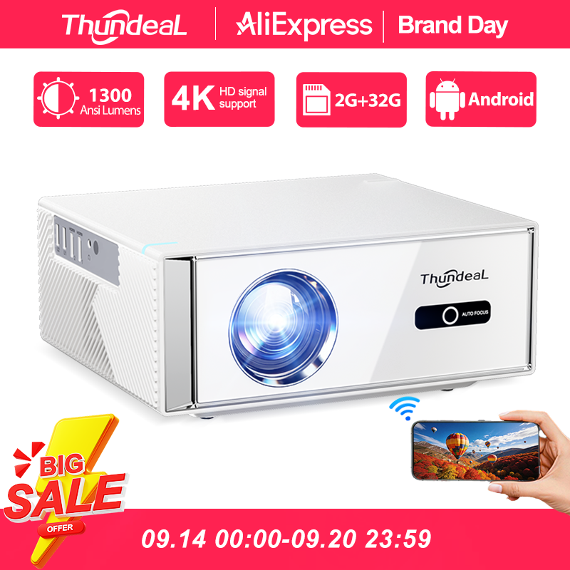 Home Cinema Setup - Proiettore ThundeaL TD95W 4K Full HD