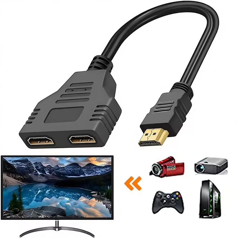 Home Cinema With Projector - Cavo Adattatore Splitter HDMI da 1