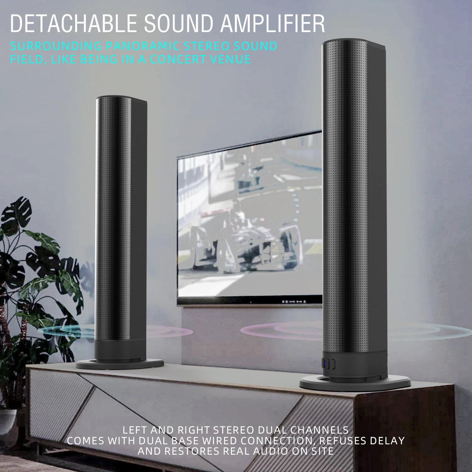 Home Cinema Of Soundbar - Soundbar FM TV Altoparlanti Bluetooth Connessioni