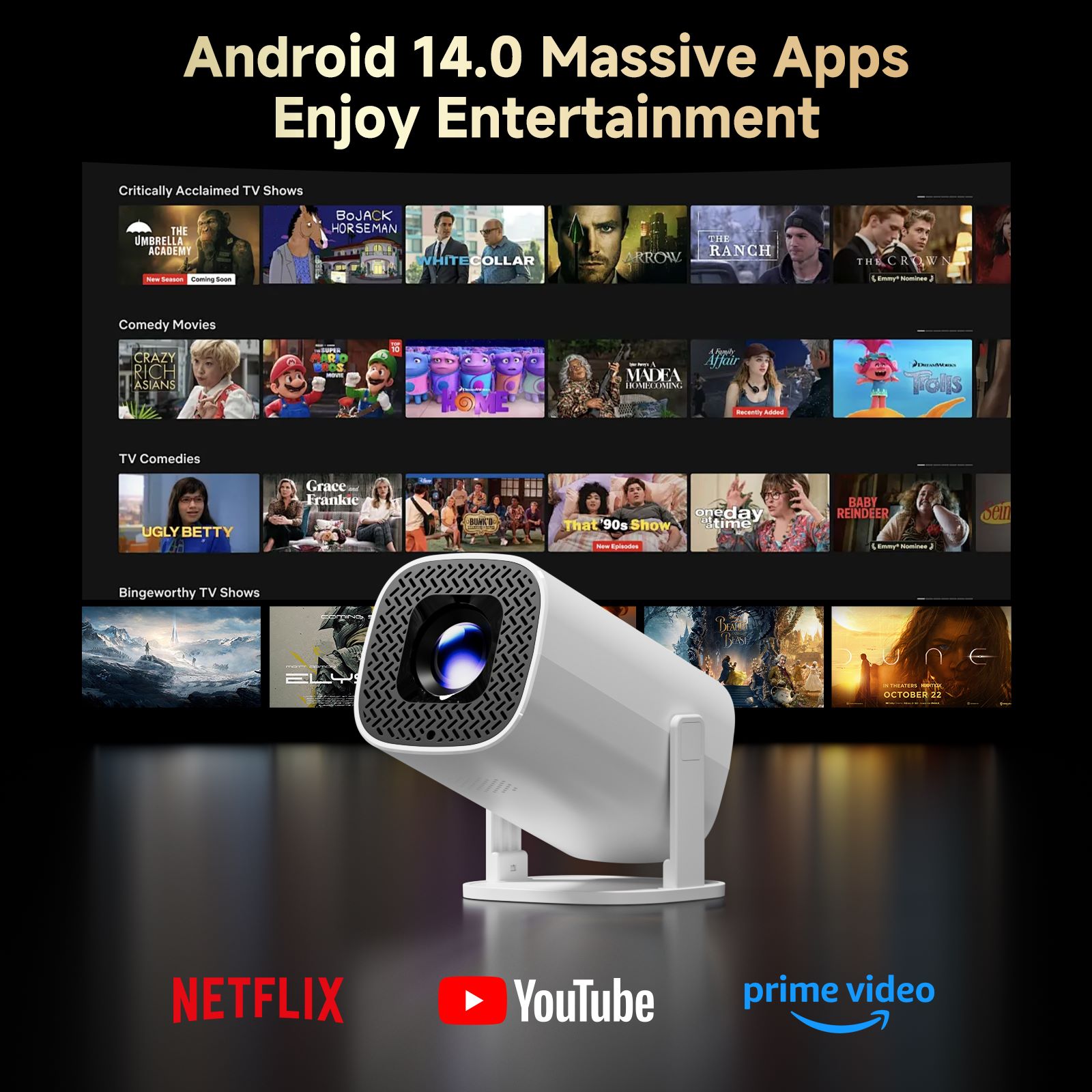 HONGTOP P30PRO Mini proiettore - Home Cinema Entertainment recensione e prezzo