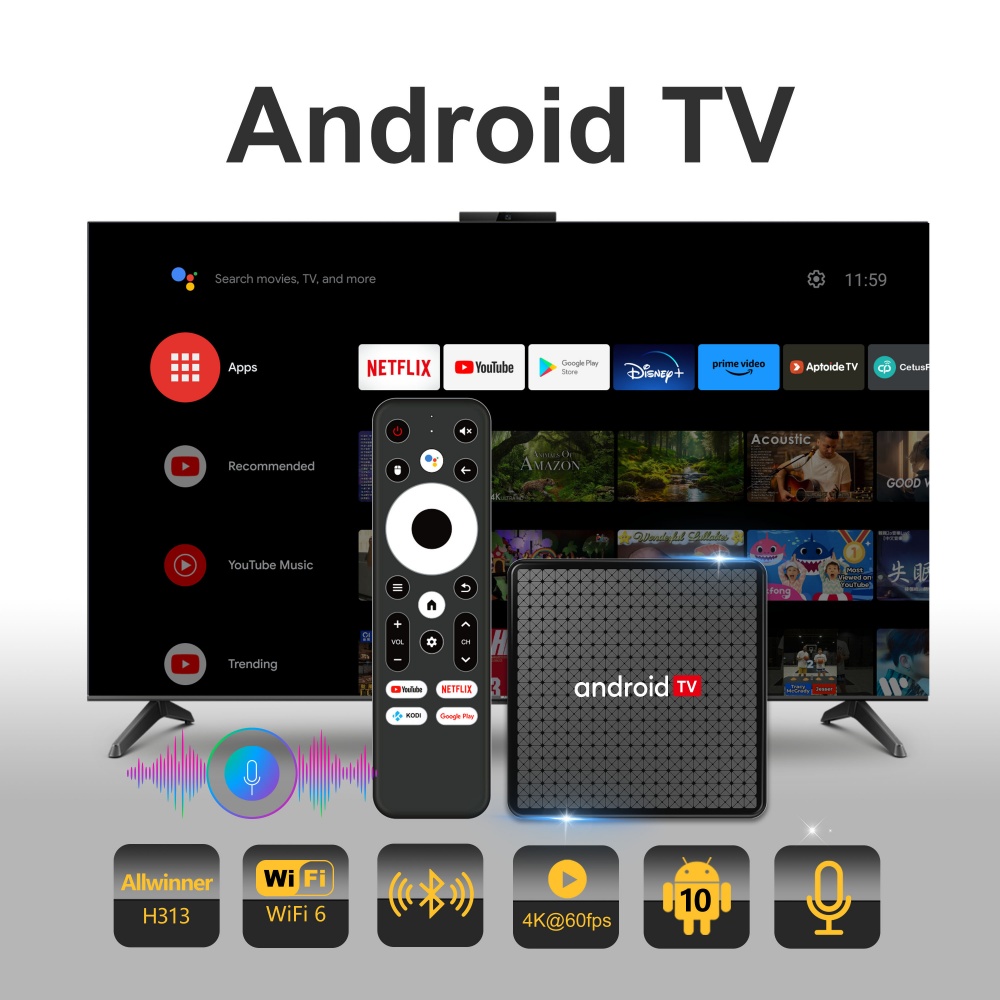 Wudung X5 TV Box AndroidTV All - Home Cinema Setup recensione e prezzo