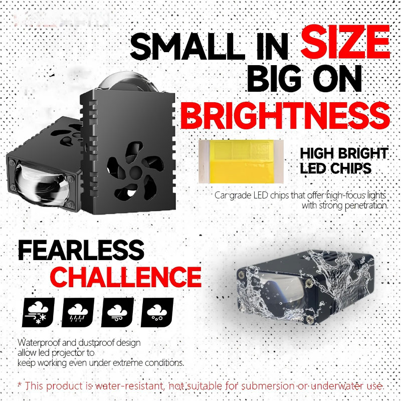1PCS/2PCS Mini Faro LED con Le - Home Cinema With Projector recensione e prezzo
