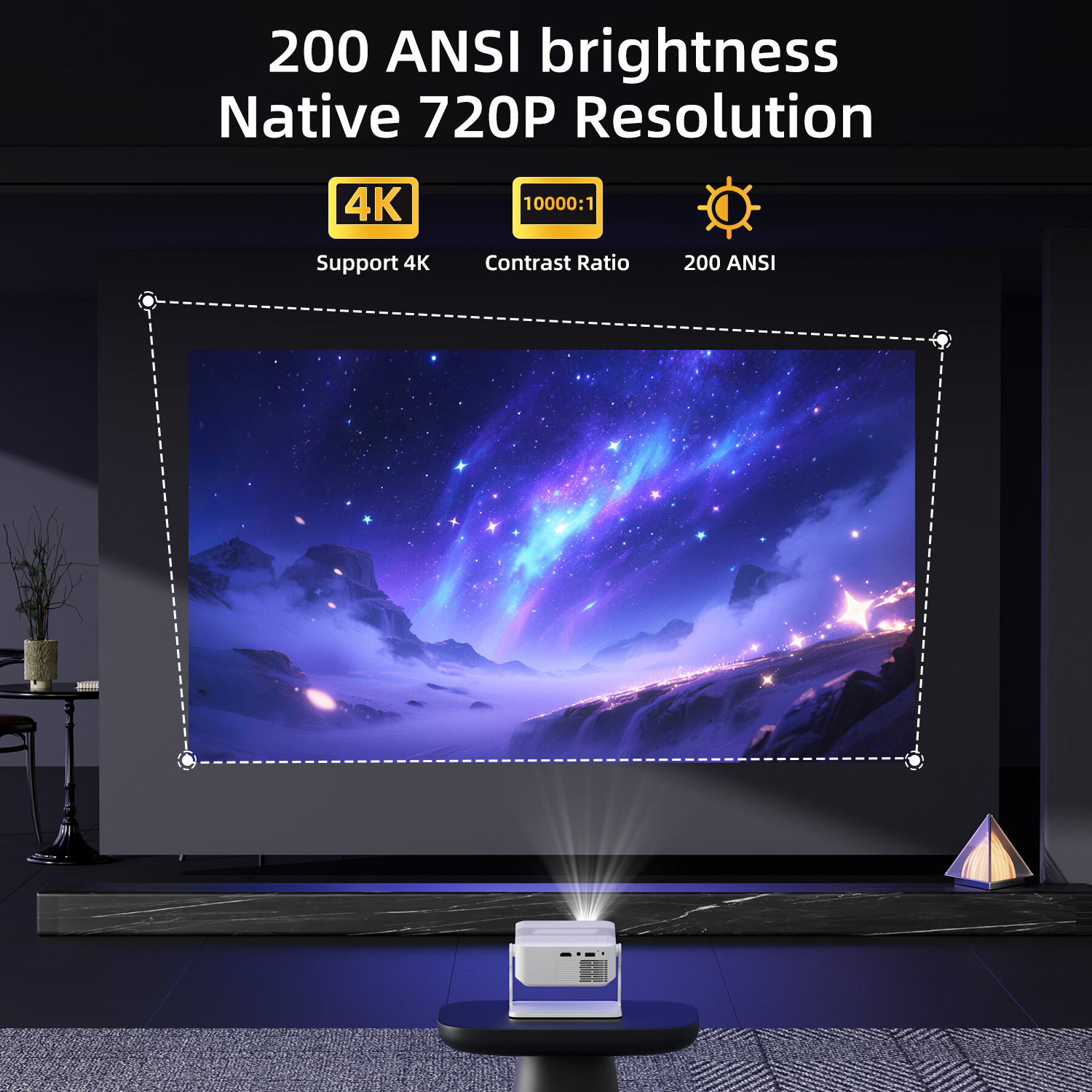 Proiettore Xnano HA109 4K Andr - Home Cinema Entertainment recensione e prezzo