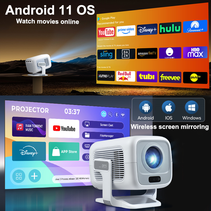 Proiettore HUAWEISHI 4K Androi - Home Cinema Focal recensione e prezzo