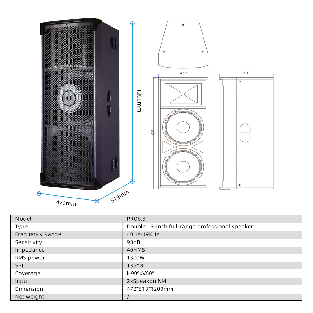 Lane PRO6.3 Nuovo Arrivo Nero  - Home Theater Speaker recensione e prezzo